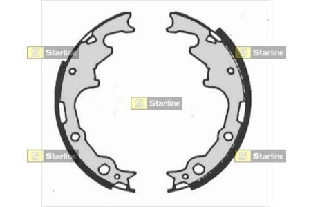 BC 07240 STARLINE Тормозные колодки барабанные