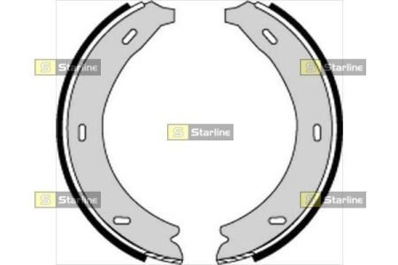 BC 07320 STARLINE Тормозные колодки барабанные