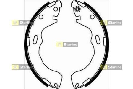 BC 08030 STARLINE Тормозные колодки барабанные