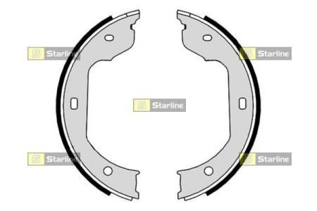 BC 09110 STARLINE Гальмівні колодки барабанні