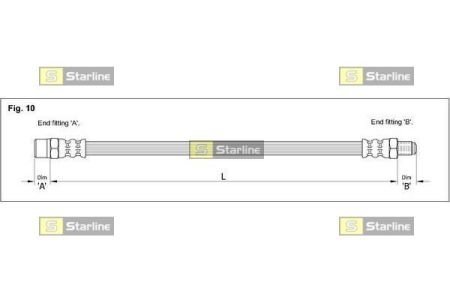 HA BG.1200 STARLINE Тормозной шланг