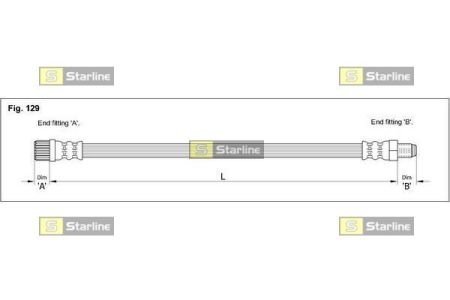 HA CE.1235 STARLINE Тормозной шланг