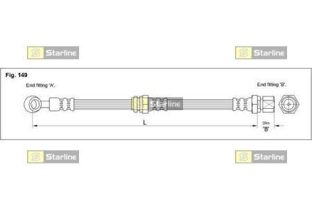 HA F.1200 STARLINE Тормозной шланг