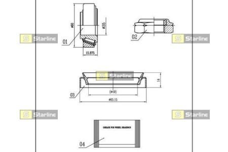 LO 00740 STARLINE Подшипник колесный