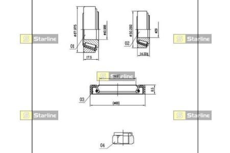 LO 00802 STARLINE Підшипник колісний