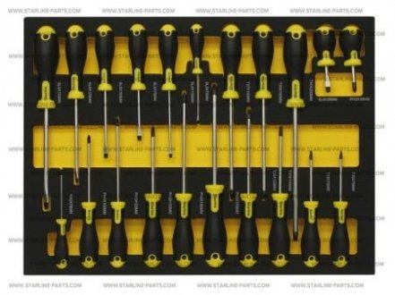 NR F1ETR26 STARLINE Набор отверток 21 пр.