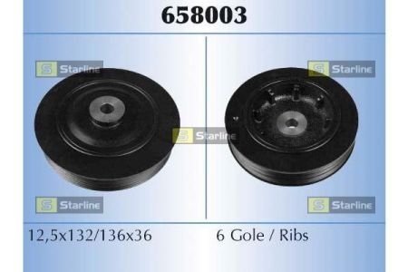 RS 658003 STARLINE Шків ременя