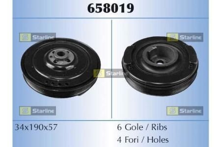 RS 658019 STARLINE Шкив ремня