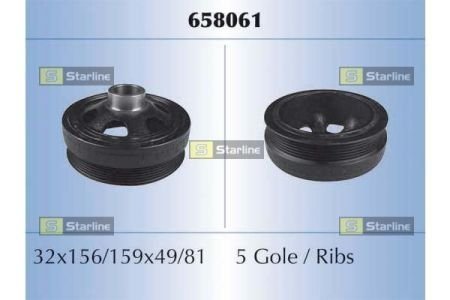 RS 658061 STARLINE Шків ременя