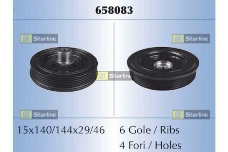 RS 658083 STARLINE Шкив ремня