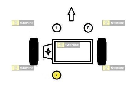 SM 0018 STARLINE Опора двигателя/КПП