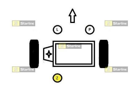 SM 0303 STARLINE Опора двигуна / КПП