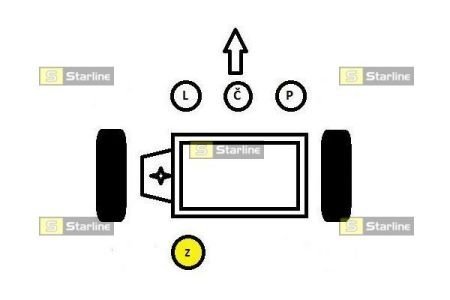 SM 0733 STARLINE Опора двигуна / КПП