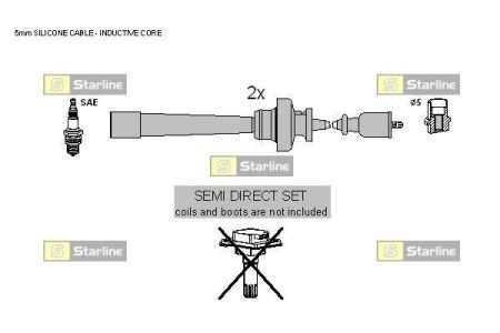 ZK 5248 STARLINE Комплект кабелей зажигания