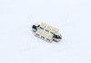 tmp-15T11-24V TEMPEST Лампа LED Софитные C5W 24V T11x39-S8.5 (6 SMD size5050) WARM WHITE <TEMPEST> (фото 1)