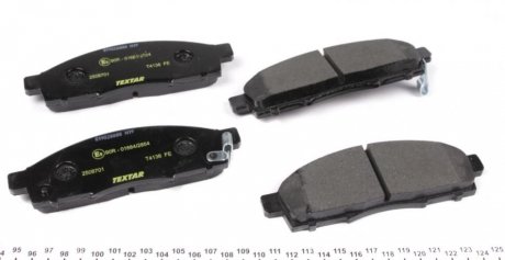 Колодки гальмівні (передні) Nissan NV200 10- TEXTAR 2508701