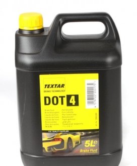 95002300 TEXTAR тормозная жидкость DOT4 5L TEXTAR 95002300