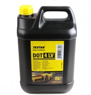 95006300 TEXTAR тормозная жидкость DOT4 LV 5L TEXTAR 95006300