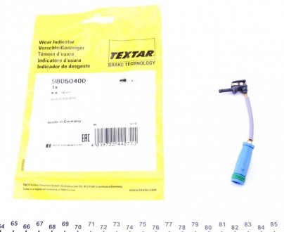 98050400 TEXTAR Датчик износа тормозных колодок (передних) MB S-class (V222/W222/X222/C217) 12- TEXTAR 98050400