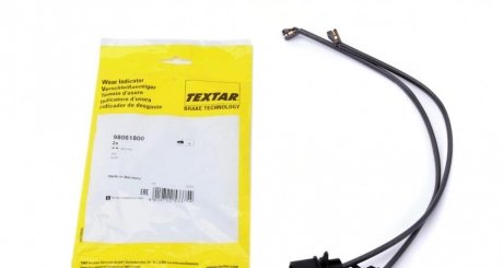 98061800 TEXTAR Датчик зносу гальмівних колодок TEXTAR 98061800