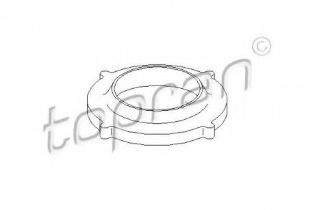 206 042 TOPRAN / HANS PRIES Прокладка пружины перед. Opel Astra/Corsa-C/Kadett-E/Meriva-A/Vectra-B 99-