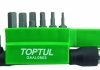 GAAL0803 Toptul Набор бит 1/4" HEX 2-8мм + Гобр.перех. 8ед. GAAL0803(TOPTUL) (фото 1)