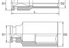 KABE2424 Toptul Головка торцева ударна 3/4" довга 24мм (TOPTUL) (фото 2)