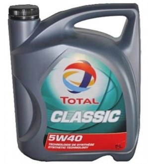 156721 TOTAL Масло моторное Total Classic 5W-40 (5 л)