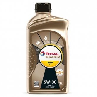 166254 TOTAL Масло моторное Total Quartz Ineo MC3 5W-30 (1 л)