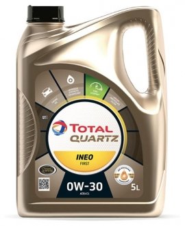 183106 TOTAL Масло моторное Total Quartz Ineo First 0W-30 (5 л)