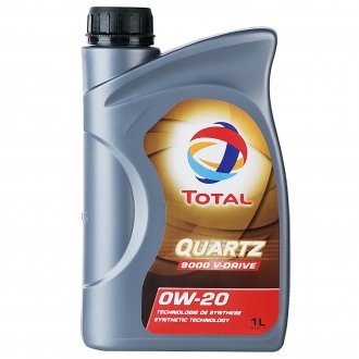 202180 TOTAL Масло моторное Total QUARTZ 9000 V-DRIVE 0W-20 (1 л)