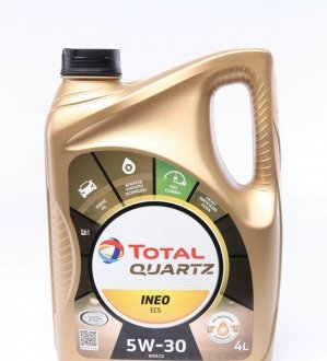 213685 TOTAL Олива моторна Quartz Ineo ECS 5W30 (4 Liter) TOTAL 213685