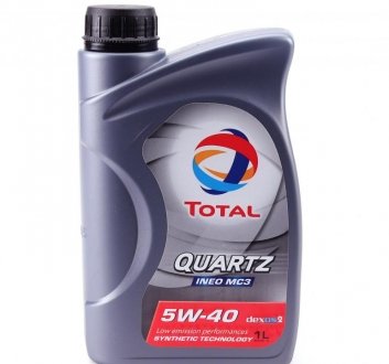 213789 TOTAL Олива моторна Quartz Ineo C3 5W40 (1 Liter) TOTAL 213789