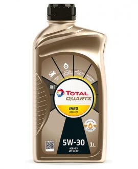 213818 TOTAL Олива моторна  Quartz Ineo Long Life 5W30 (1 Liter) TOTAL 213818