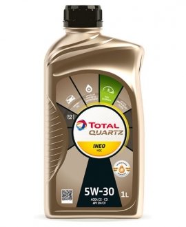 214030 TOTAL Масло моторное Total Quartz Ineo MDC 5W-30 (1 л)