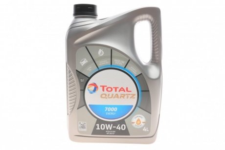 216679 TOTAL Олива моторна Quartz 7000 Energy 10W40 (4 Liter) TOTAL 216679