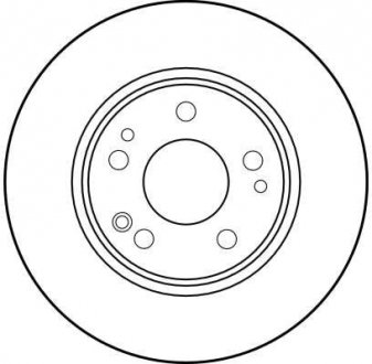 DF1581 TRW Диск тормозной (1 шт.).) MERCEDES 200/230/250/300/E200/E220/E250