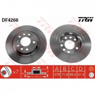 DF4266 TRW Гальмівний диск