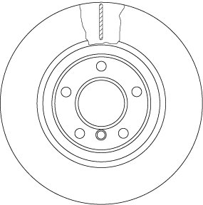 DF6616S TRW Тормозной диск двухсекционный