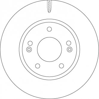 DF6936 TRW Диск гальмівний