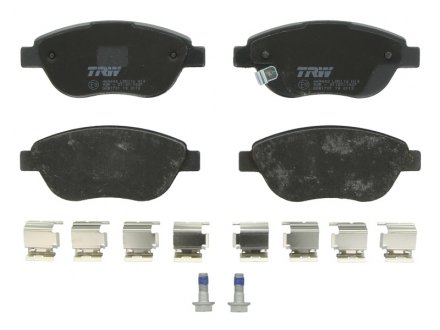 GDB1701 TRW ГАЛЬМІВНІ КОЛОДКИ, ДИСКОВІ