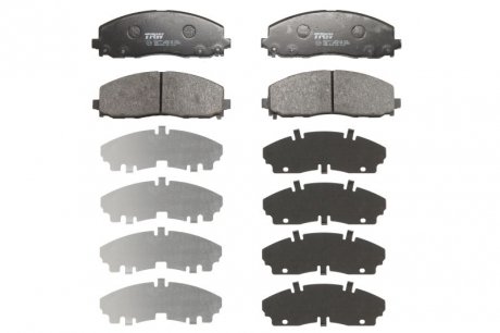 GDB1944 TRW тормозные колодки дисковые CHRYSLER/FIAT/VW Voyager/Freemont/Routan "F "11>>