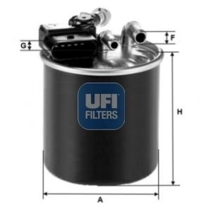 24.151.00 UFI Фильтр топливный