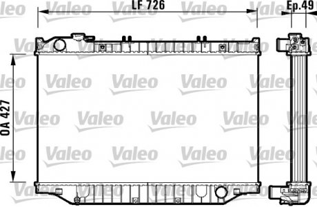 732415 Valeo Радиатор охлаждения