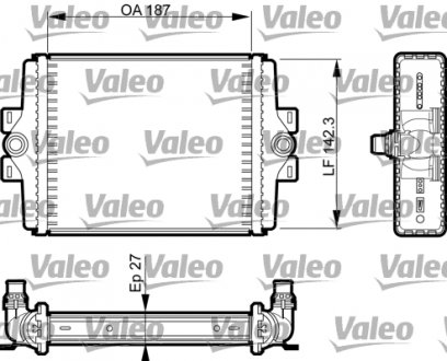 735467 Valeo Радиатор охлаждения