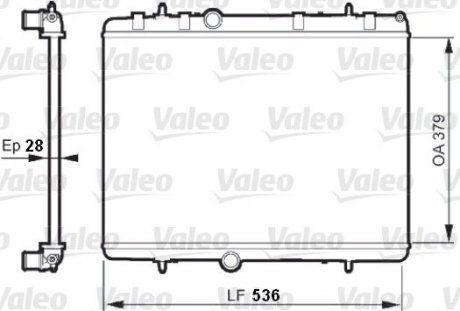 735608 Valeo Радиатор системы охлаждения