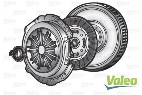 835005 Valeo Сцепление+ маховик AUDI A4 A6, VW PASSAT (8D2, B5) 81 KW 110 PS 1.8-1.9 TDI 95- (Вир-во VALEO)