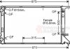 03002293 Van Wezel Радіатор охолодження AUDI 1.8 FSi / 1.8 TFSi (вир-во Van Wezel) (фото 2)