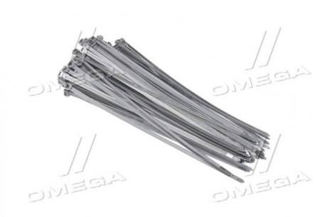 Хомут затяжний пласт. 7,6 х400 100 шт. чорний (вір-во Variant) TK (TKUV) 400х7,6