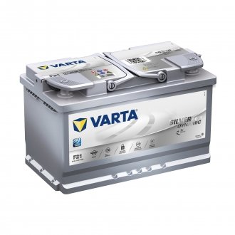 580 901 080 VARTA Акумулятор 80Ah-12v VARTA Start-Stop Plus AGM (315х175х190), R, EN 800